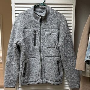 Marine Layer Gray Zip Up Sweater